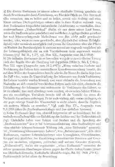 Vorschauseite 4: Führt die Freigabe der Abtreibung zur Freigabe der Euthanasie