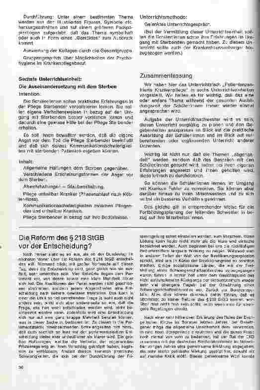 Vorschauseite 6: Patientzentrierte Krankenpflege als Unterrichtsfach an der Schwesternhochschule der Diakonie Berlin