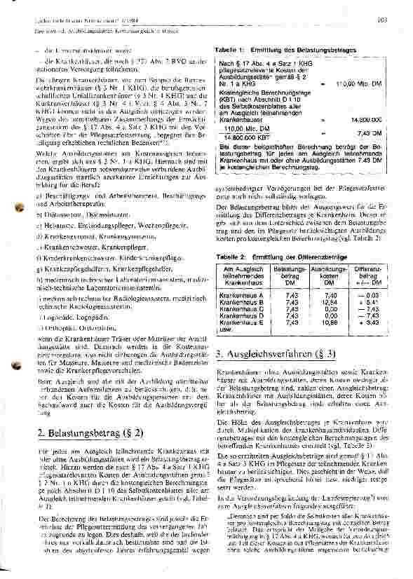 Vorschauseite 2: Ausbildungsstätten- Kostenvergleich in Hessen
