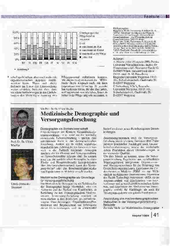 Vorschauseite 3: NEXT - Nurses early exit studyEine Studie zum vorzeitigen Ausstieg aus dem Pflegeberuf in Europa