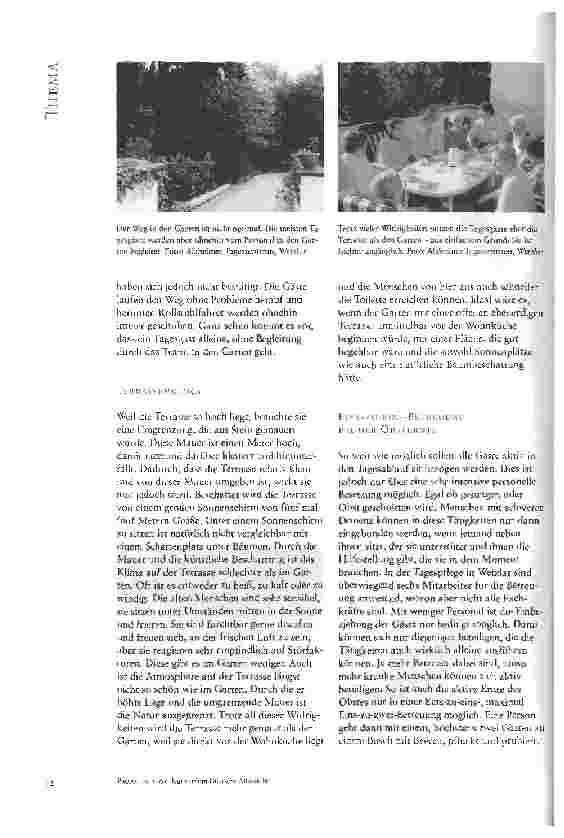 Vorschauseite 4: Eine grüne Idylle für Menschen mit Demenz
