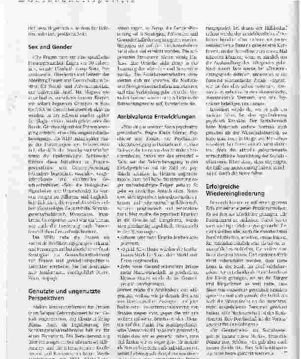Vorschauseite 3: Rationierung ist verfassungswidrig. Jubiläumstagung 30 Jahre SGSG