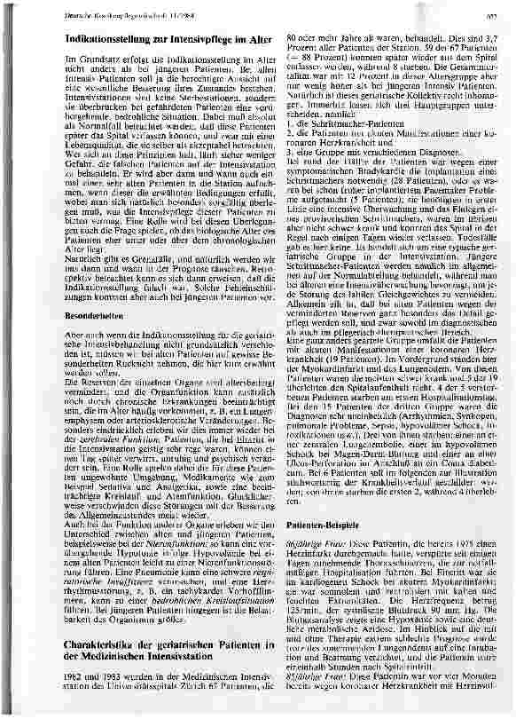 Vorschauseite 2: Medizinische Intensivpflege bei geriatischen Patienten