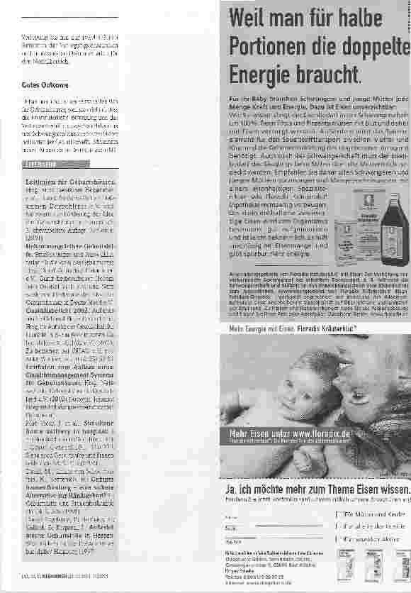 Vorschauseite 4: hebammengeleitet familienorientiert