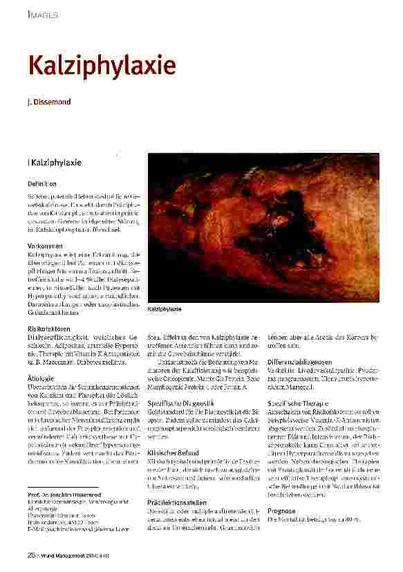 Vorschauseite 1: Kalziphylaxie