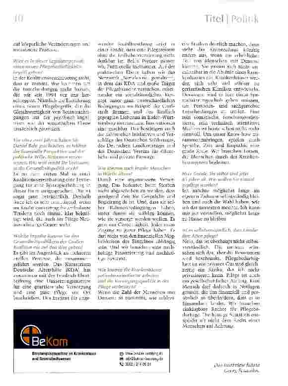 Vorschauseite 3: Erfreuliche Ansätze