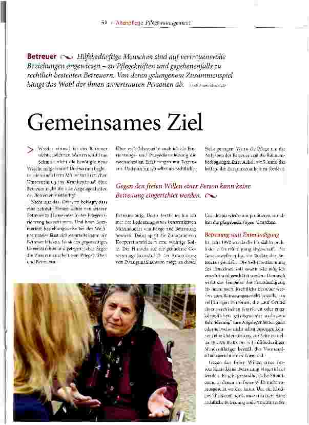 Vorschauseite 1: Gemeinsames Ziel