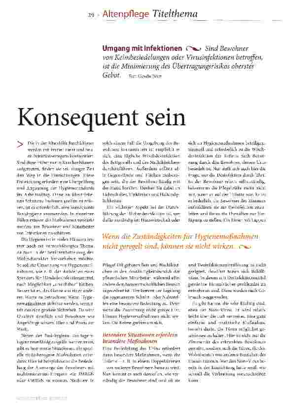 Vorschauseite 2: Konsequent sein