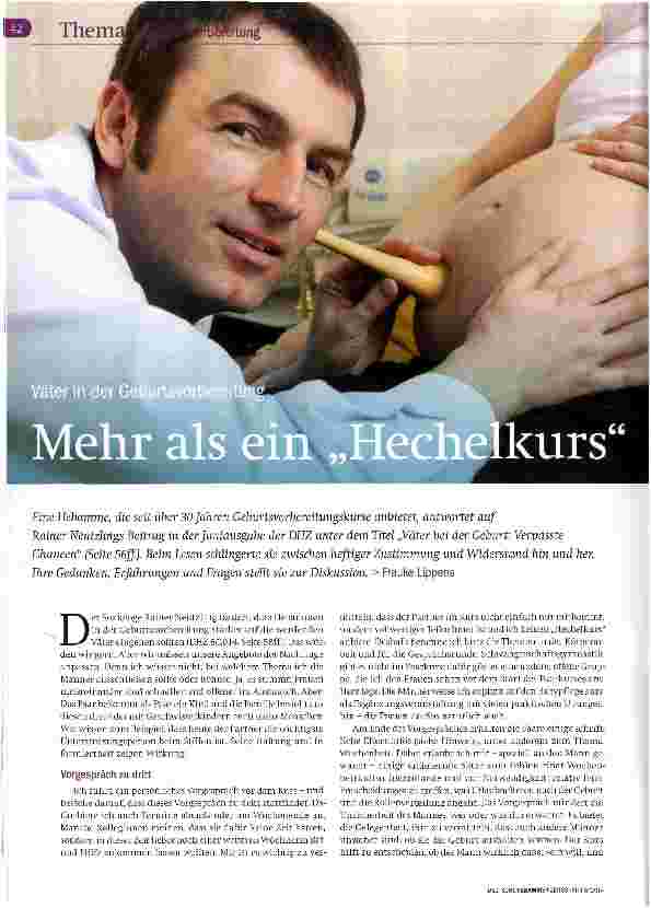 Vorschauseite 1: Mehr als ein Hechelkurs