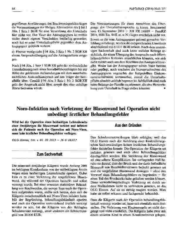 Vorschauseite 5: Kinder müssen Heimkosten für Eltern trotz Kontaktabbruch zahlen