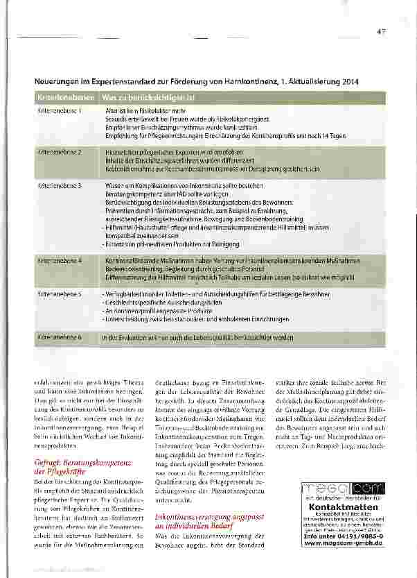 Vorschauseite 2: Kontinenz fördern