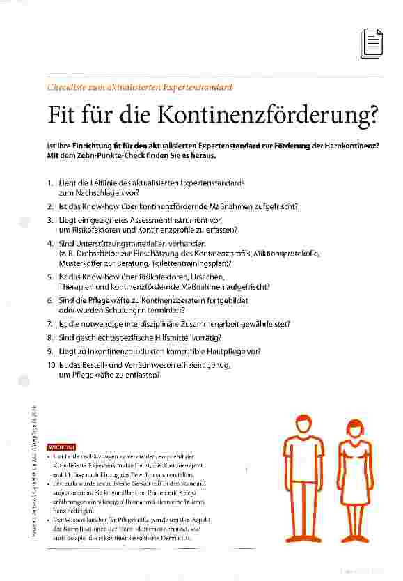 Vorschauseite 4: Kontinenz fördern