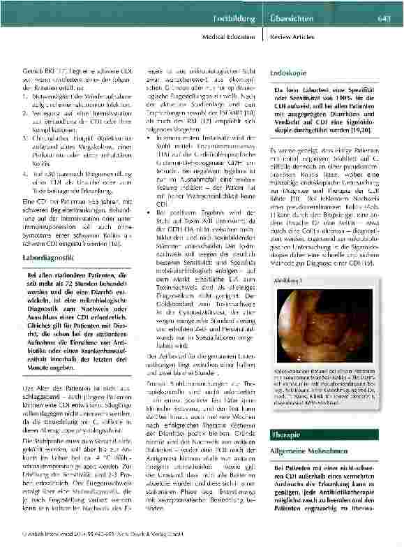 Vorschauseite 4: Clostridium-difficile-Infektionen in der Intensivmedizin