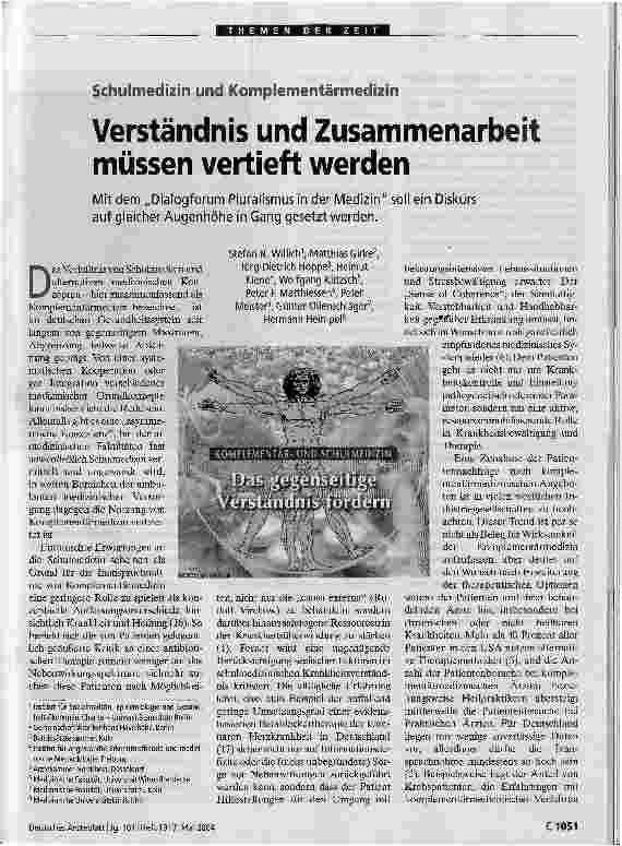 Vorschauseite 1: Verständnis und Zusammenarbeit müssen vertieft werden