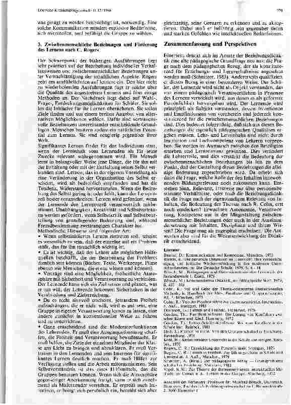 Vorschauseite 3: Beziehungsdidatik