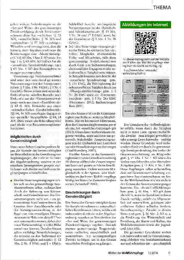 Vorschauseite 2: Die Gemeinnützigkeit auf dem Prüf stand