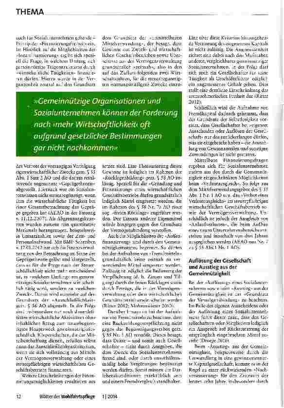 Vorschauseite 3: Die Gemeinnützigkeit auf dem Prüf stand