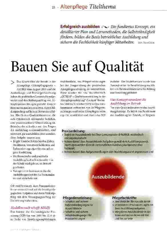 Vorschauseite 1: Bauen Sie auf Qualität