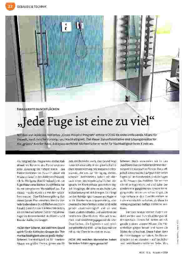 Vorschauseite 1: Jede Fuge ist eine zu viel