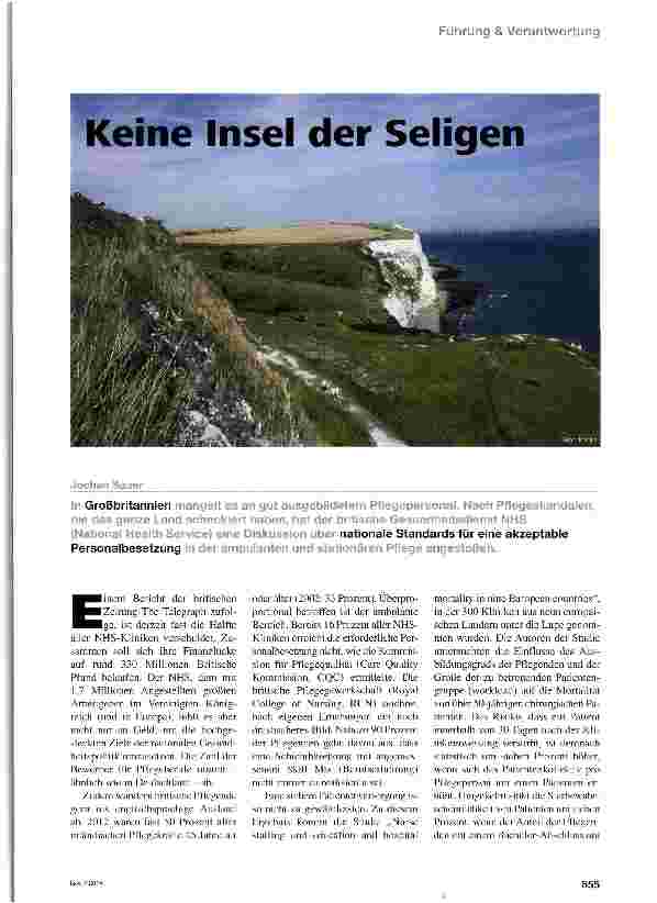 Vorschauseite 1: Keine Insel der Seligen