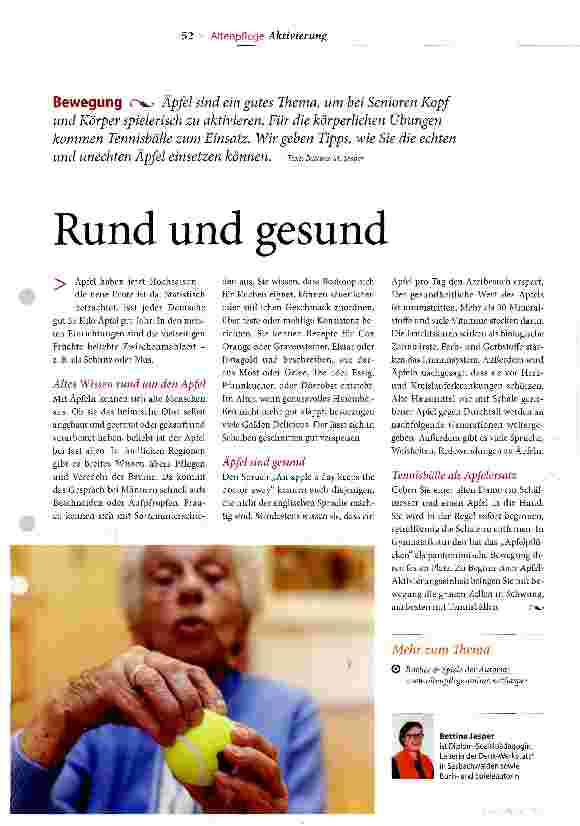 Vorschauseite 1: Rund und gesund