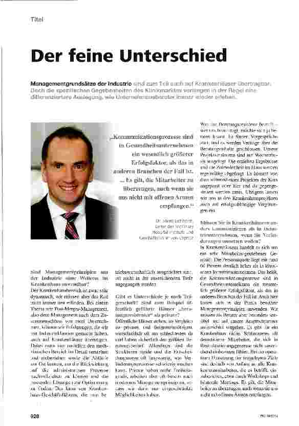 Vorschauseite 1: Der feine Unterschied