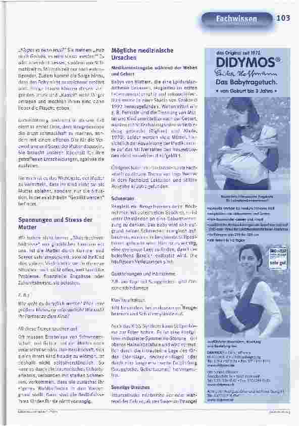 Vorschauseite 3: Angeborene Brustverweigerung? Facharbeit im Rahmen desVELB Ausbildungsprogramms zur Stillund Laktationsberaterin IBCLC, Januar 2003