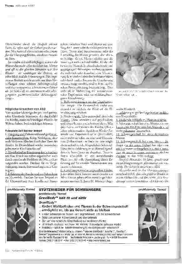 Vorschauseite 4: ADS oder ASD? Zu den Folgen präund perinataler kindlicher Belastung