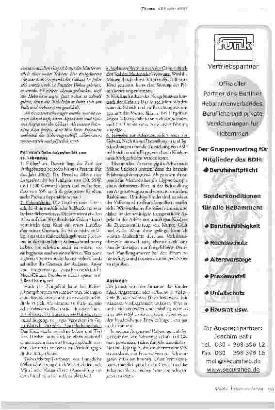 Vorschauseite 5: ADS oder ASD? Zu den Folgen präund perinataler kindlicher Belastung