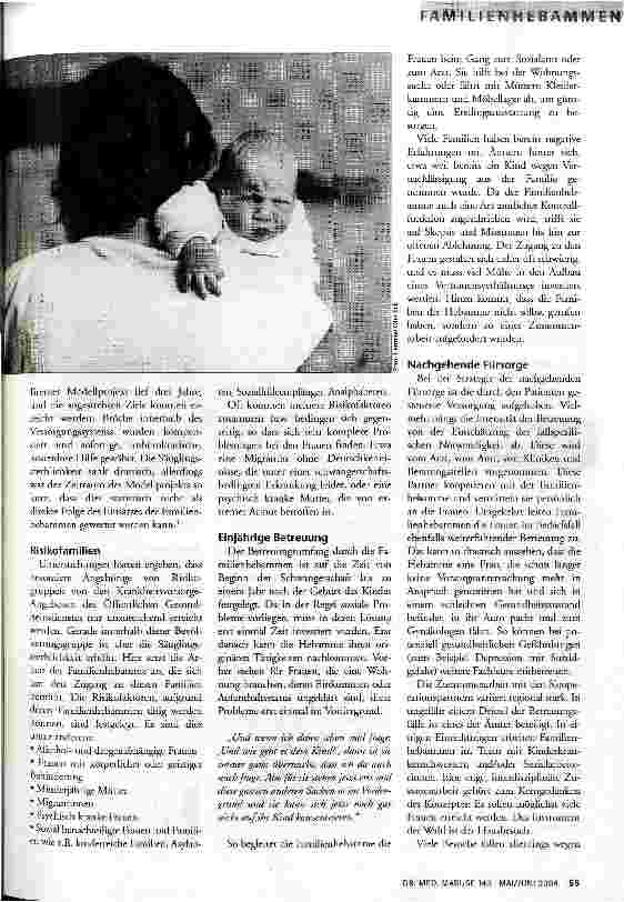 Vorschauseite 2: Zwischen Geburtshilfe und Sozialarbeit