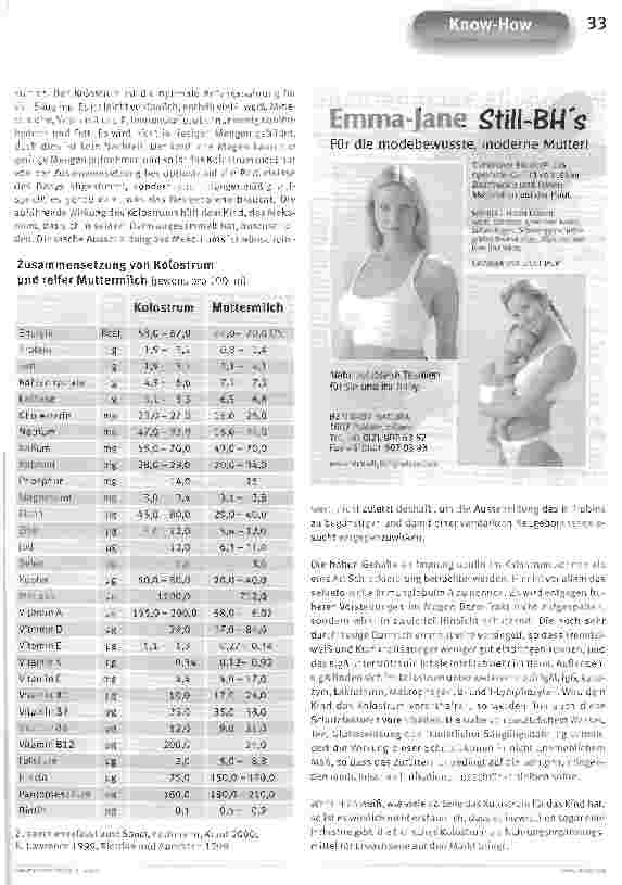 Vorschauseite 2: Flüssiges Gold - die Bedeutung des Kolostrums und des frühen AnlegensLange Zeit als minderwertig angesehen wird das in den ersten Tagen nach der Geburt gebildete Kolostrum heute m…