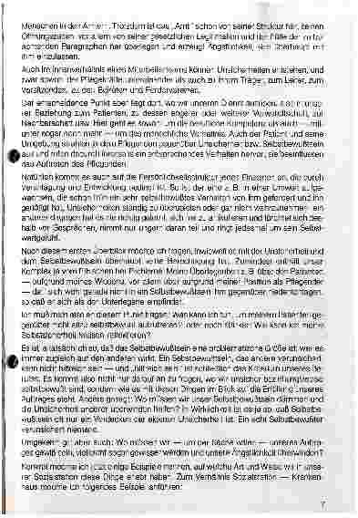 Vorschauseite 2: Mitarbeiter in der Gemeindekrankenpflegeunsicher oder selbstbewußt Diakoniestationen