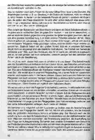 Vorschauseite 5: Mitarbeiter in der Gemeindekrankenpflegeunsicher oder selbstbewußt Diakoniestationen