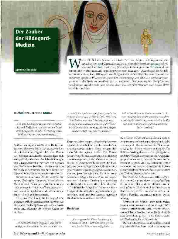 Vorschauseite 1: Der Zauber der Hildegard-Medizin