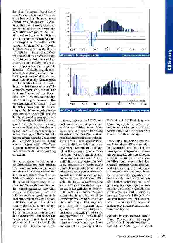 Vorschauseite 2: Stand und Entwicklung des DRG-Systems