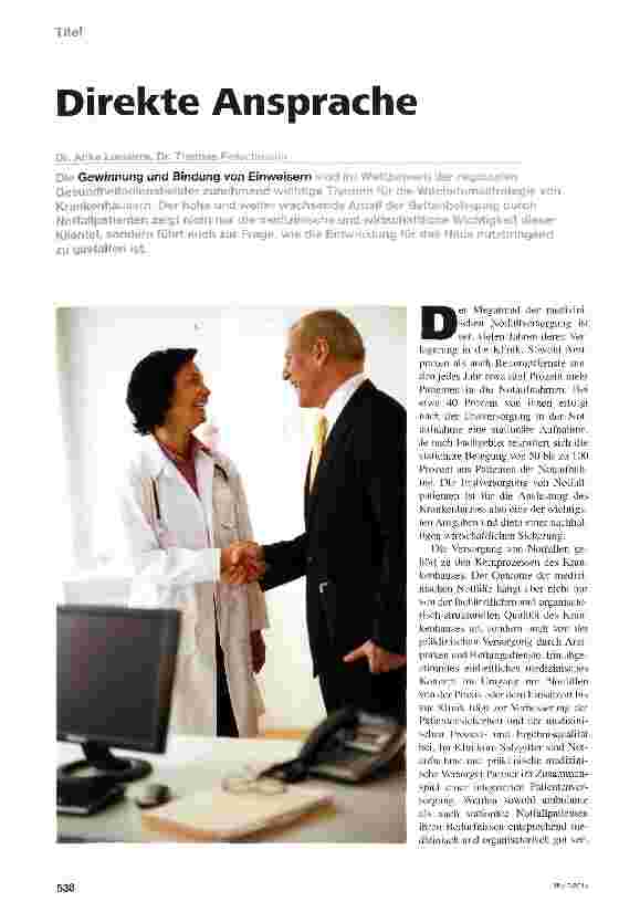 Vorschauseite 1: Direkte Ansprache