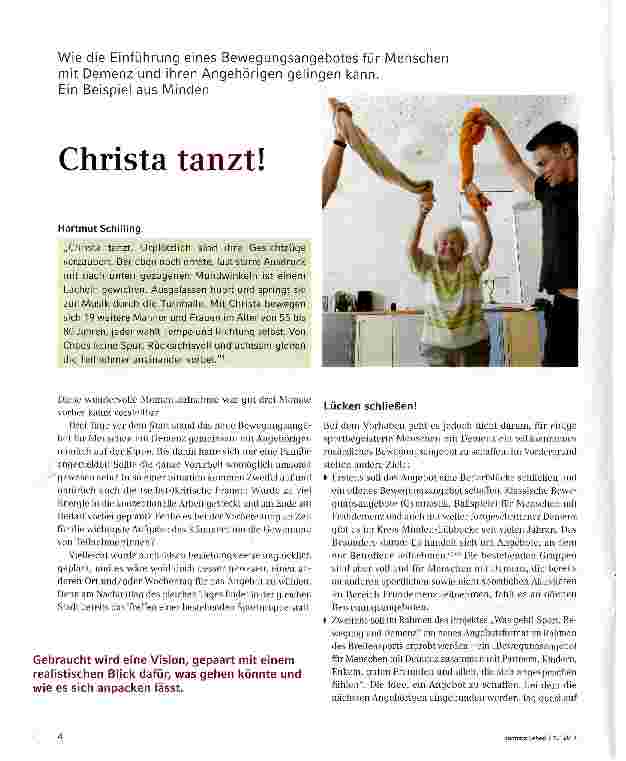 Vorschauseite 1: Christa tanzt!