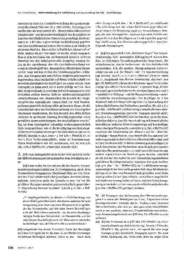 Vorschauseite 3: Mitbestimmung bei Einführung und Anwendung von TdL - Richtlinien