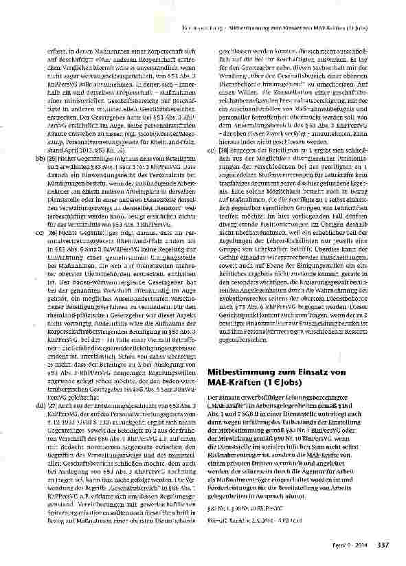 Vorschauseite 4: Mitbestimmung bei Einführung und Anwendung von TdL - Richtlinien