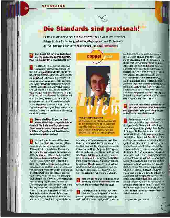 Vorschauseite 1: Die Standards sind praxisnah!