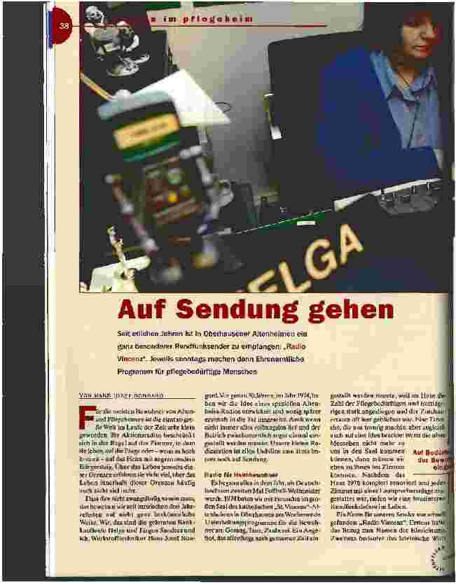 Vorschauseite 1: Auf Sendung gehen