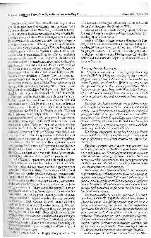 Vorschauseite 4: Evidence Based Nursing - der umfassende Begriff