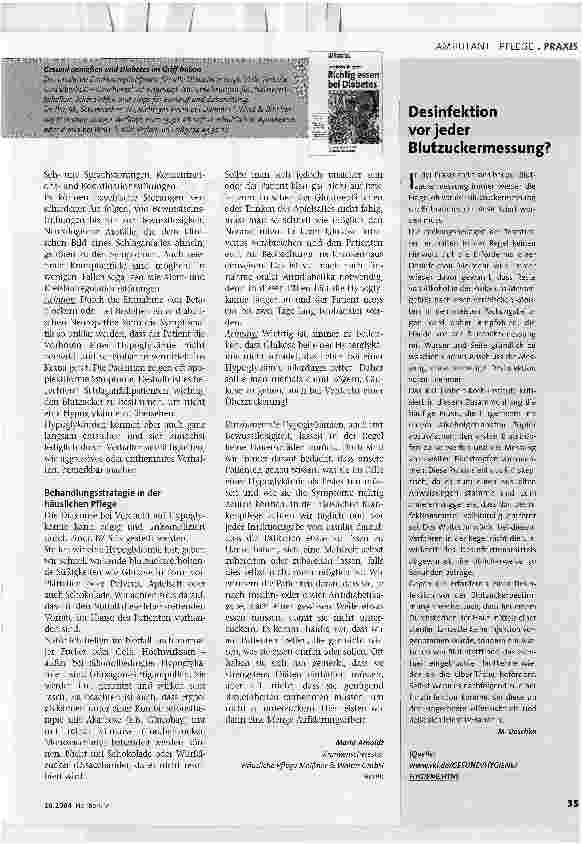 Vorschauseite 2: Hypoglykämie