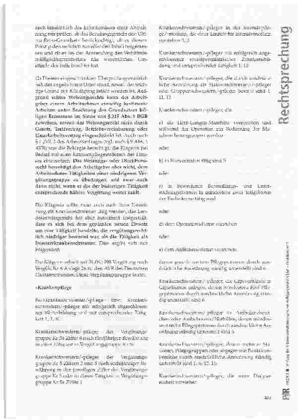 Vorschauseite 5: Umfang des Schadensersatzanspruchs bei Auflösungsverschulden -Direktionsrecht