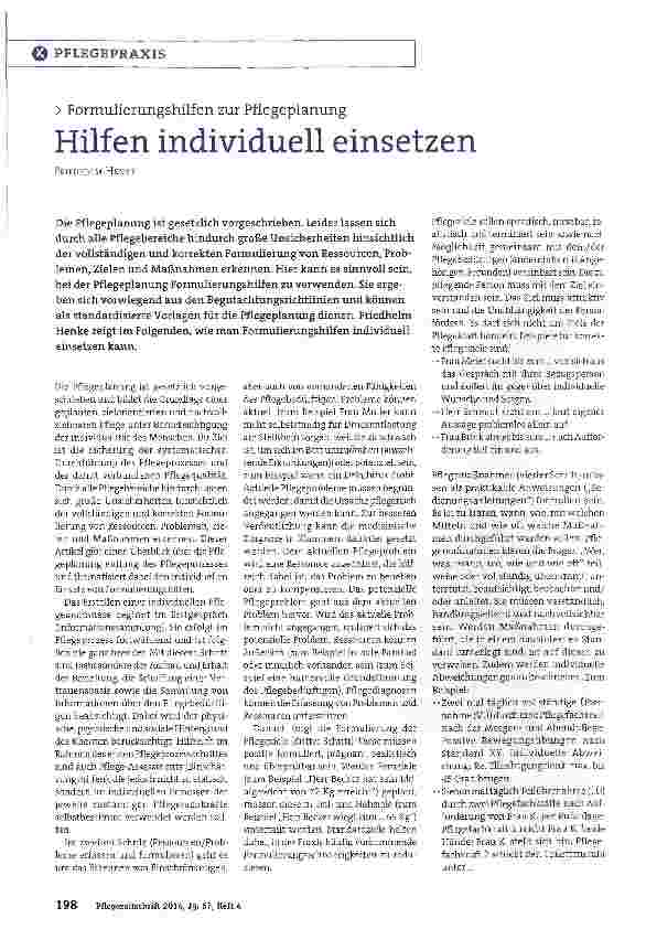 Vorschauseite 1: Hilfen individuell einsetzen