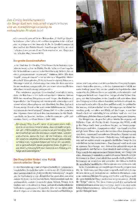 Vorschauseite 3: Public Care: Die Demokratisierung der Sorge