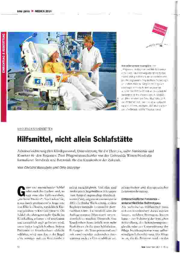 Vorschauseite 1: Hilfsmittel, nicht allein Schlafstätte