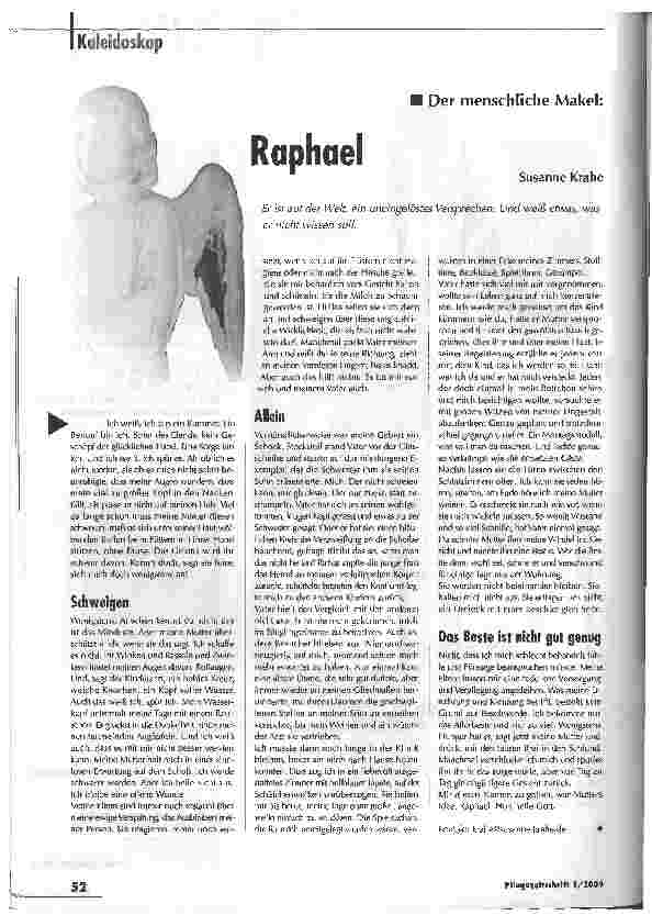 Vorschauseite 1: Raphael - Der menschliche Makel