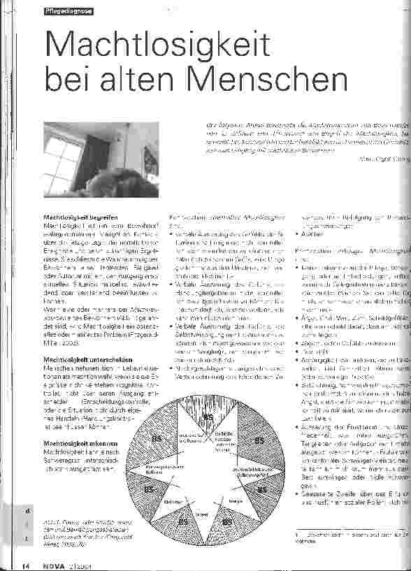 Vorschauseite 1: Machtlosigkeit bei alten Menschen