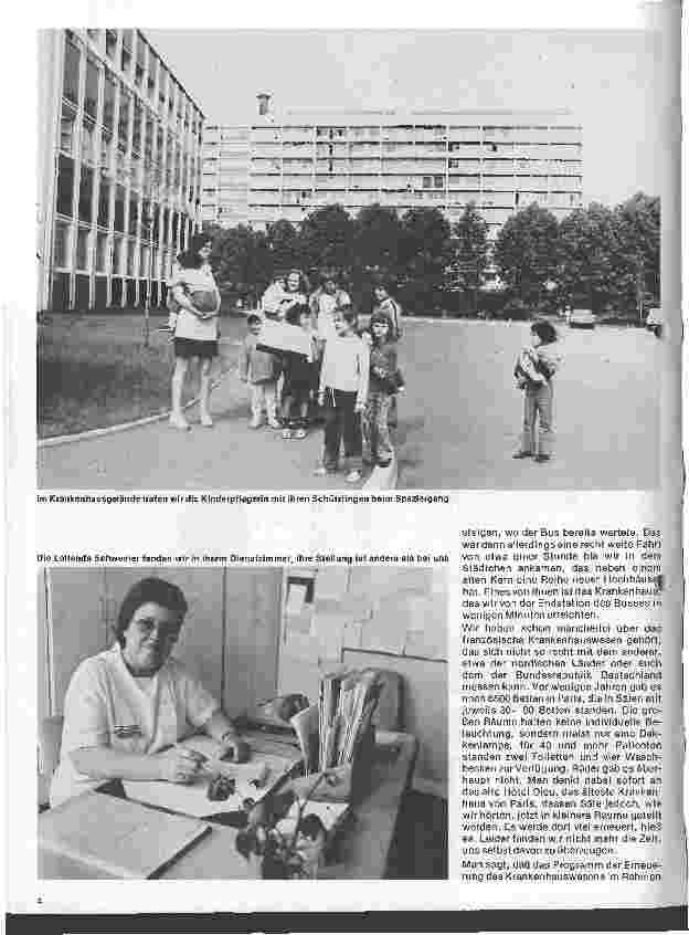 Vorschauseite 3: Krankenpflege in Frankreich (1) Das Krankenhaus Louis Mourier in Colombes